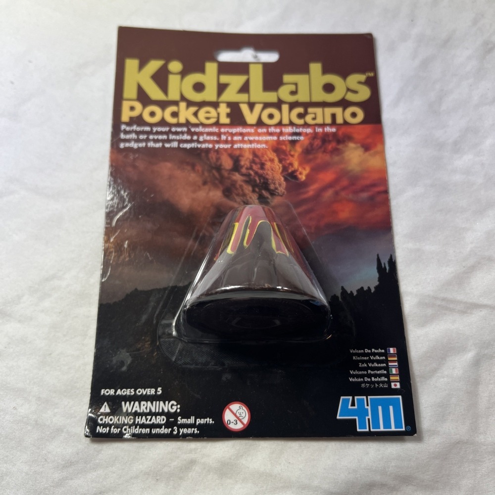 Kidz Labs Pocket Volcano DIY Chemistry Geology Lab Experiment
